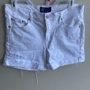 Gap Denim white shorts